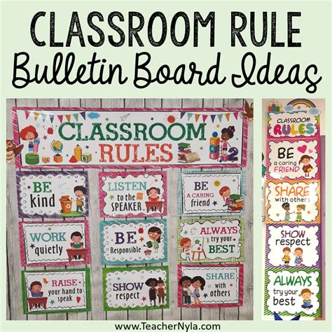 Classroom Rule Bulletin Boards Nyla S Crafty Teaching