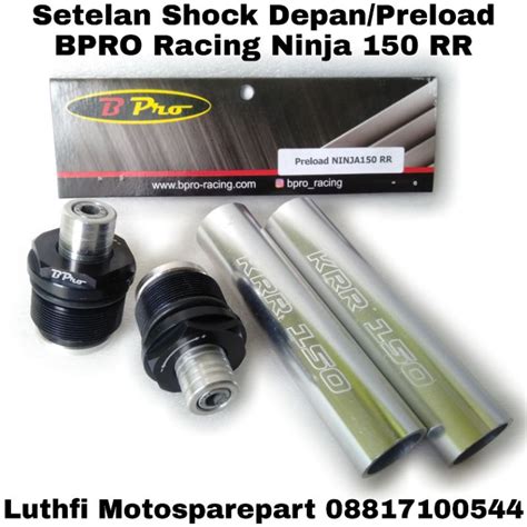 Jual Setelan Shock Depan Preload BPRO Racing Ninja 150 RR KRR