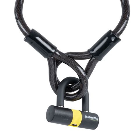 Antivol C Ble Avec Cadenas Oxford Loop Lock Accessoire Stand Sur