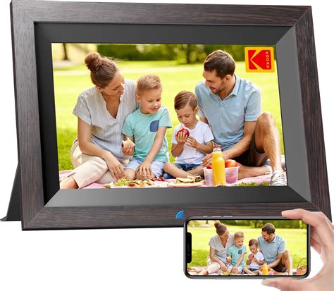 KODAK Cadre Photo Numérique WiFi 10 1 Pouces HD IPS Écran Tactile Cadre