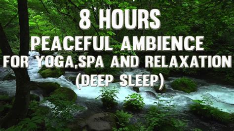 No Ads 8 Hours Relaxing Music With Water Sounds Peaceful Ambience