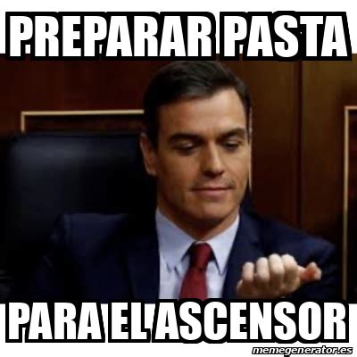 Meme Personalizado Preparar Pasta Para El Ascensor