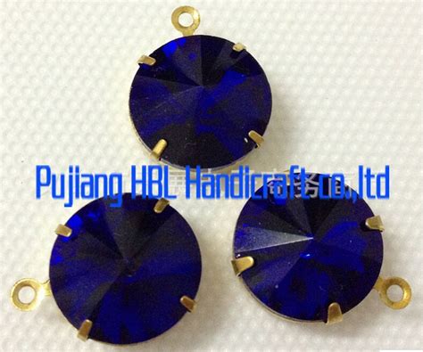 Rivoli diamantes de imitación para coser accesorio para vestidos de