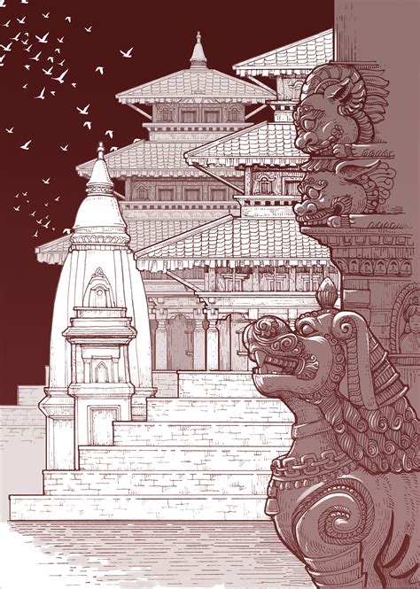 Illustration of Nepal :: Behance