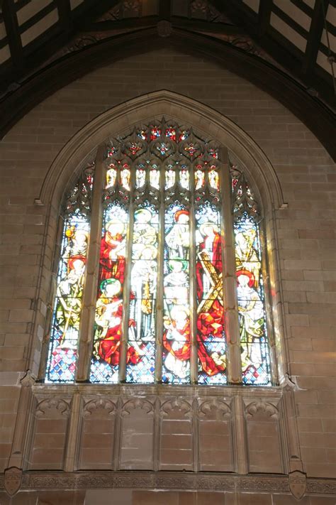 Twelve Apostles As Dominicans Stained Glass Window Set In Stone Stained Glass Windows