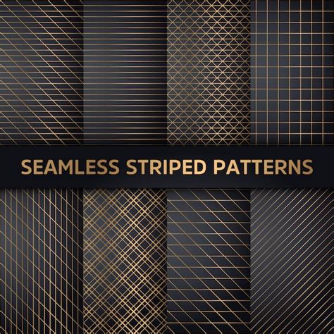 Free Vector Seamless Striped Patterns White And Grey Texture