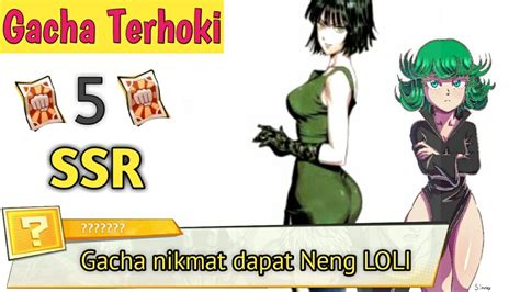 Mitos Gacha 5 Tiket Hero Dapat SSR Tatsumaki Hoki Parah One