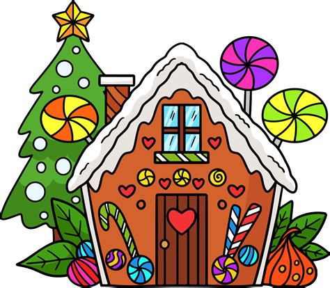 Christmas Gingerbread Cartoon Colored Clipart 11415620 Vector Art At