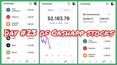 23rd Day Of INVESTING IN CASH APP STOCKS YouTube