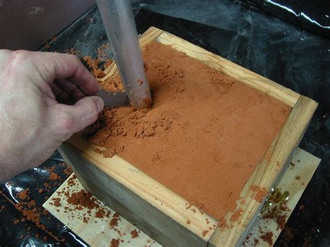 What Oil Is Mixed With Sand For Casting