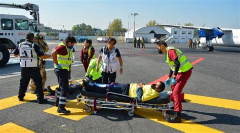 Realiza AICM Simulacro De Accidente De Aeronave Caudal Informativo