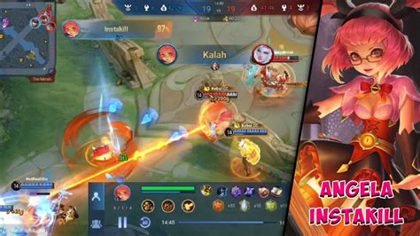 ANGELA PAKE BUILD INI BISA INSTAKILL Honor Of Kings Angela Gameplay