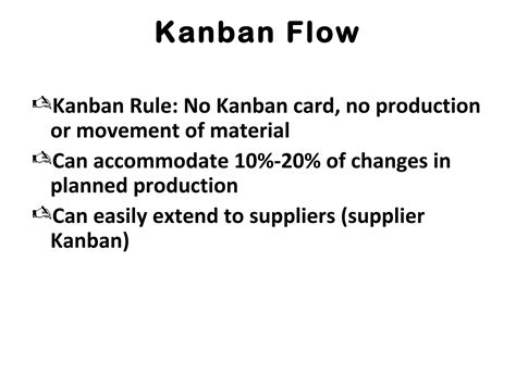 Kanban System Presentation Ppt