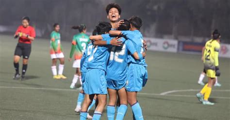 Football Saff Womens U19 Cships India And Bangladesh Share Title After Controversy Marred Final