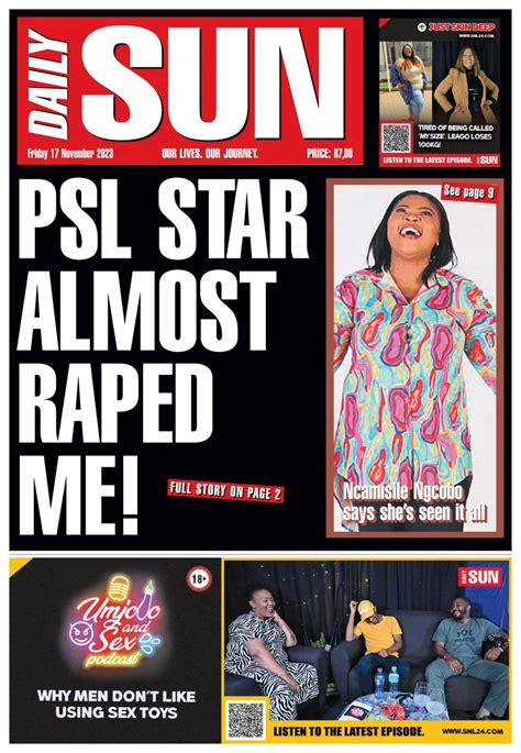 Get Digital Access To Daily Sun November Issue Magzter