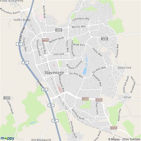 Map Stevenage Map Of Stevenage Sg And Practical Information