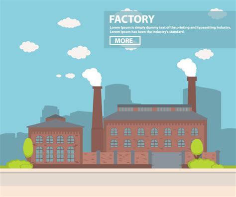 Cartoon Factory Clipart