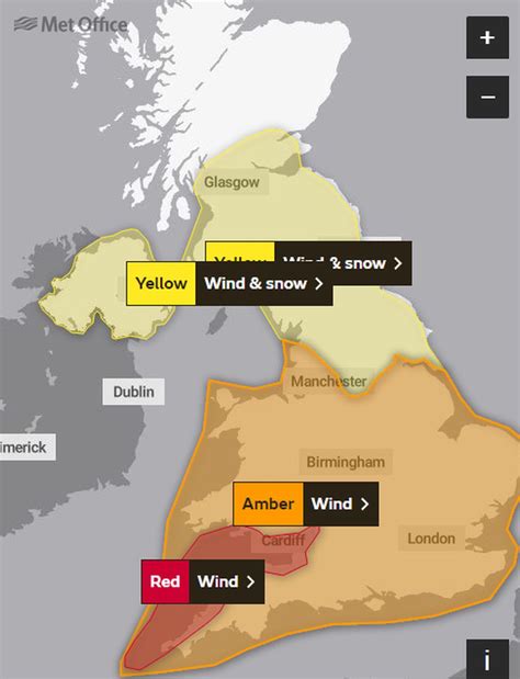 Storm Eunice Heads For Uk And Prompts Danger To Life Warning World