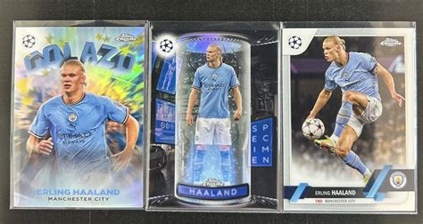 Topps Chrome Soccer Erling Haaland Manchester City Base