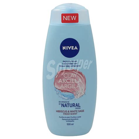 Nivea Gel De Ducha Arcilla Con Hibiscus White Sage Bote Ml