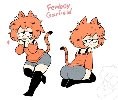 Femboy Garfield Garfield Know Your Meme