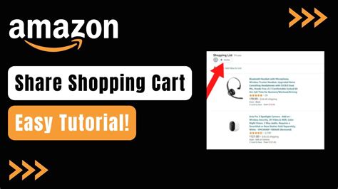 How To Share Shopping Cart On Amazon YouTube