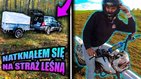 UCIECZKA PRZED STRAŻĄ LEŚNĄ NA CROSSIE ENDURO POLSKA 2023 I PITBIKE