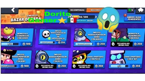 Completando Todas Las Misiones En Brawl Stars🏆💯 Youtube