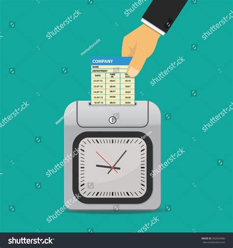 224 Punch card clock Images, Stock Photos & Vectors | Shutterstock