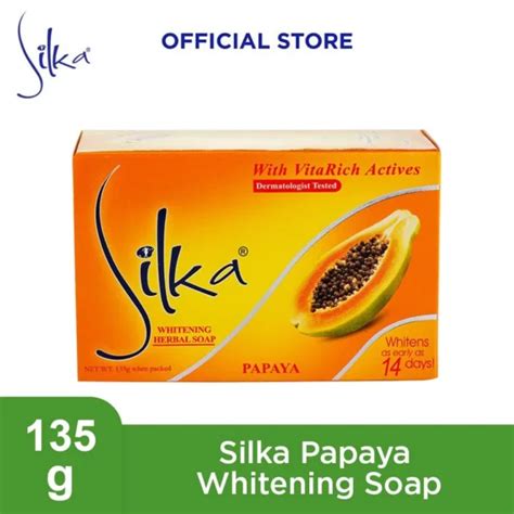 Silka Papaya Skin Whitening Herbal Soap Bodycarez