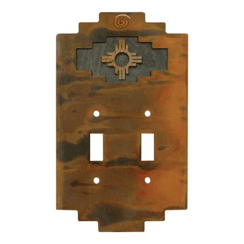 Southwestern Fusion Stone Double Switch Plate Clearance Bottle Opener Wall Switch Plates