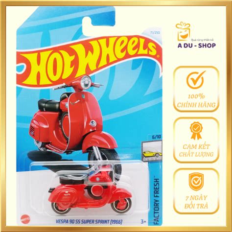 Xe mô hình Hot Wheels VESPA SS SUPER SPRINT Shopee Việt Nam