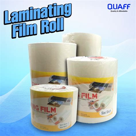 Quaff Laminating Film Inch Roll Mic Cpm Shopee Philippines