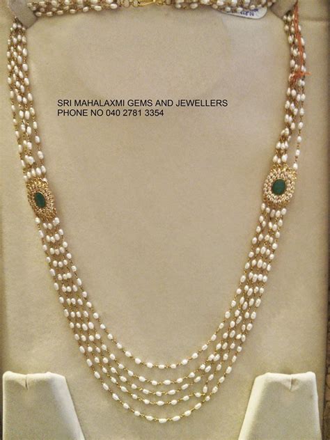 Pearl Jewelry Sets Pearl Jewelry Design Gold Necklace Designs