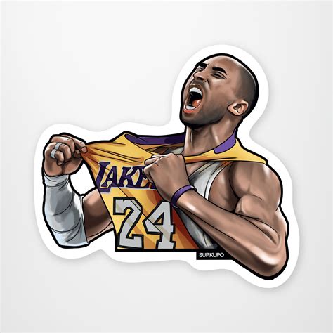 Kobe Bryant SupKupo Sticker Calendars