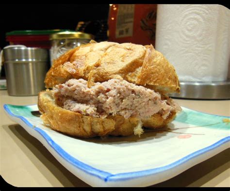 A Close Up Of A Sandwich On A Plate