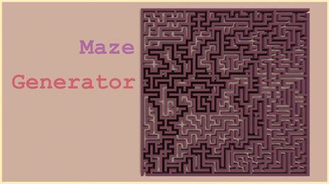 Maze generator Minecraft Map