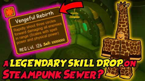 New Legendary Skill On Dungeon Quest Roblox Youtube