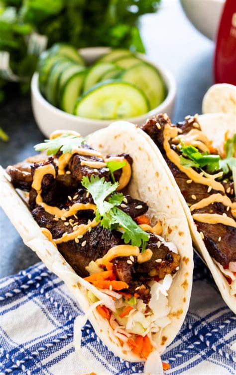 Korean Bulgogi Tacos Spicy Southern Kitchen