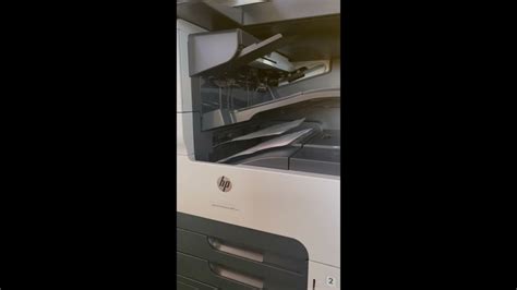 Hp Laserjet Enterprise M725 Multifunzione Laser Monocromatica B N A3 41ppm Youtube