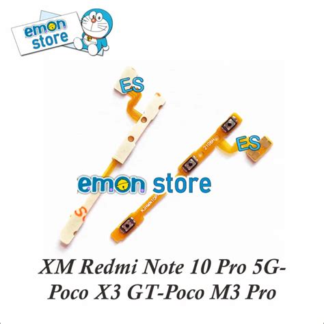 Flexible Tombol Power On Off Flexibel Volume Xiaomi Redmi Note Pro