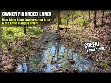 Creek On Acres With A Cabin Owner Financed Land For Sale In Mo