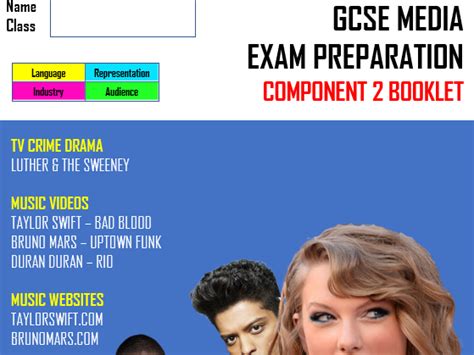 New Eduqas Gcse Media Component 2 Revision Booklet Teaching Resources