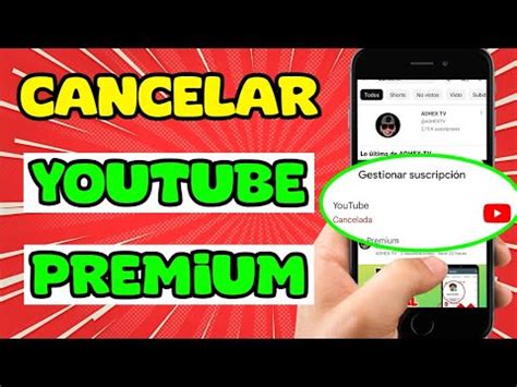 Como Cancelar O Youtube Premium