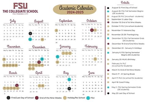 Fsu 2025 2025 Academic Calendar Ruby J Francis