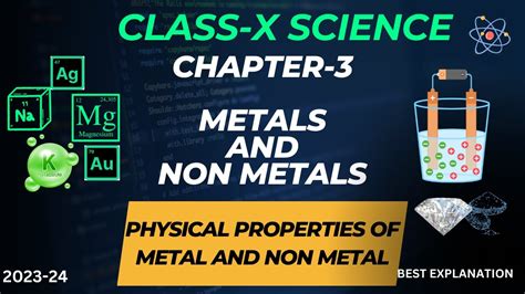 Metals And Non Metals Class 10 Science Chapter 3 Physical Properties Of Metals And Non