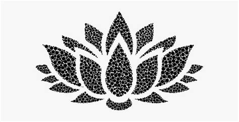 Flower Floral Lotus Plant Circles Dots Abs Flor De Loto Png Png Image