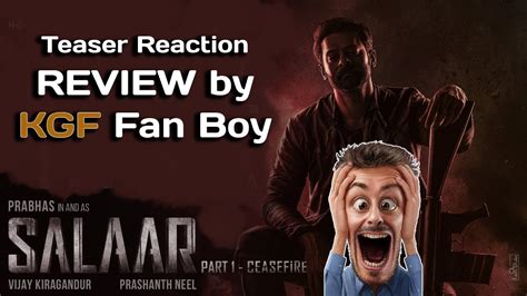 Salaar Teaser Review Reaction Prabhas Prashanth Neel Prithviraj