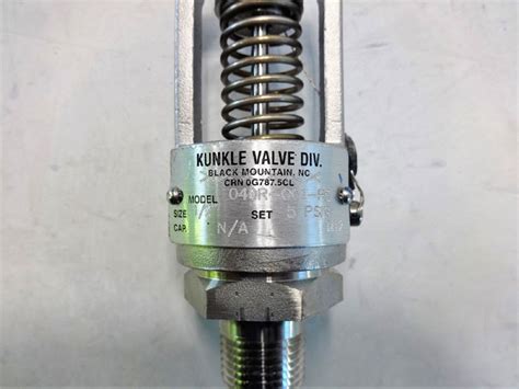 Kunkle Npt Stainless Steel Pressure Relief Valve R C Pe