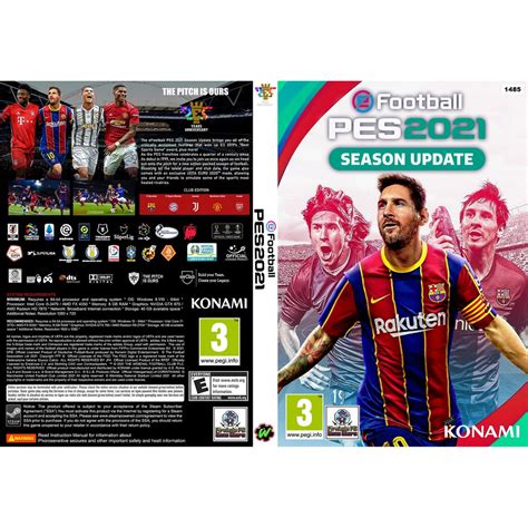 Pc Dvd Efootball Pes 2021 Season Update Shopee Malaysia